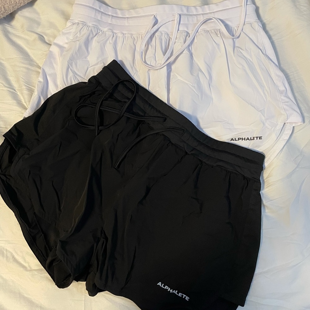 Alphalete track shorts bundle